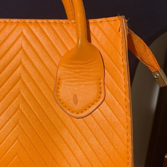 Orange Micro Purse Crossbody - Picture 6 of 6